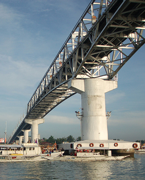 SCHEMA was involved in the review of detailed engineering design and construction supervision of a steel cable reinforced bridge in the province of Cebu which is at about 1 kilometer north of the existing Mactan Bridge.